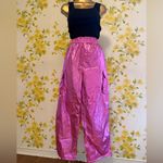 NWT metallic jogger in pink size M Size M Photo 2