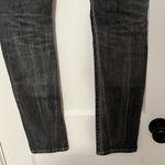 AGOLDE  chloe faded black skinny fit low rise jeans sz 26 grunge punk distressed Photo 7