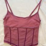 Urban Outfitters , mesh cropped camisole top, pink & purple, size Small Photo 0