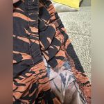 A New Day Black and Brown Abstract Long Sleeve Dress Photo 9