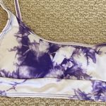 SheIn  Size Small Purple Tie-Dye Bathing Suit Bikini Top Photo 1