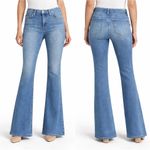Frame  Le High Flare Jeans Size 31 High Rise Light Wash Stretch Denim Photo 1