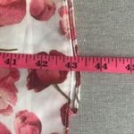 Samantha Sipos Medium Pink Strawberry Floral Front Tie Ruffles Midi Dress Kawaii Pink Photo 14