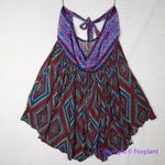 Free People New! Elowen diamond printed romper, L Photo 4