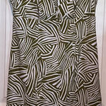 Perceptions  Petite Women's Lime White Zip‎ Up Dress Size 8P 36" Long x 16" PTP Photo 0