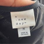 A New Day | Black Long Sleeve Tunic Dress Sz M Photo 6