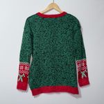 U.S sweaters Green Polar Bear Sequin Christmas sweater women’s size small Red Photo 1
