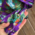 Victoria's Secret Victoria’s Secret gold label vintage purple floral satin robe set large one size Photo 8