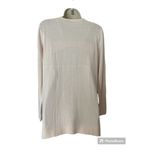 J. Jill Soft Knit Tunic Sweater Size S Pale Pink Long Sleeve Crew Neck Pink Photo 2
