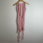 Oh Polly  Iolanda Backless Ruffle Mini Dress Light Pink Size 4 Photo 5