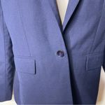 Reiss  Navy Blue One Button Wool Blazer sz 6 Photo 4