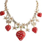 Betsey Johnson  Strawberry Necklace
Red Floral Photo 0