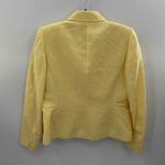 Tahari Arthur S Levine Blazer Tank Set Womens 4 Yellow Linen Rayon Pockets Photo 6