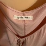Free People We The Free light pink tie front crop top Photo 1