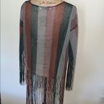 ZARA  Multicolor Knit Fringe Garment Photo 7