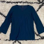 Eileen Fisher V-neck Storm Teal Tunic Photo 0