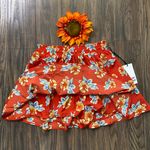 Unique Vintage Rust Floral Daryl Skort NWT | SMALL | Photo 4