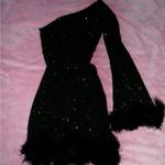 Windsor Black Sparkly  Dress Bodycon Asymmetrical  Photo 0