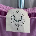 Fantastic Fawn  NWOT ruffled open back oversized blouse Photo 3