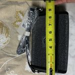 NWT Valentino Orlandi Studded Crossbody Bag flap front Retail $200 Black Photo 9