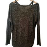 Charming Charlie Women's  gray cut out shoulder sweater Photo 3