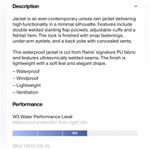 NWT Rains Hooded Jacket Cement Color Size XL Photo 6