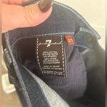 7 For All Mankind  Dojo Rhinestone Crystal Trouser Flare Jeans Size 27 Photo 6