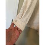 L.L. Bean Ivory/Cream Corduroy full button women’s shirt / Shacket, Size M Size M Photo 4