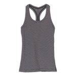 Lululemon Cool Racerback Tank Top, Black and White Striped, Size 4 Photo 1