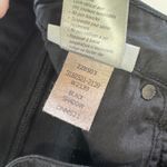 Paige Jeans Womens 25 Black Jacqueline Straight Raw Hem Denim Mid Rise Cotton Photo 5