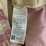 Burton  Pink Aztec Cowl Neck Pullover XS Cozy Organic Cotton Blend Sweater Photo 3