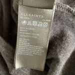 AllSaints‎ Zeta Dress Medium Black Short Sleeve Wool Minimalist Chic Photo 7