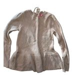 Lilly Pulitzer Beige Ribbed crewneck Sweater Knit Elegant Casual medium Photo 0