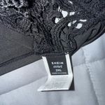 SheIn NWOT  Black Lace Tank Top Crop Top Size 2X Photo 3