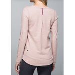 Lululemon Exhalation Crew Sweatshirt Women Size 6 Pink Kangaroo Pocket Active Photo 3