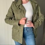 Madewell Surplus Utility Jacket Women's Button Up Green Field Coat. Small Photo 0