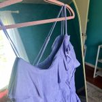 Boutique  One-Shoulder Ruffle Dress Photo 2