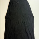 Prologue XS Black Sleeveless Dress Ribbed Knit V Neck Casual Cute Minimalist Photo 0