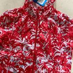 Columbia NWT $75 Floral Zipup Windbreaker Sz Small Photo 1