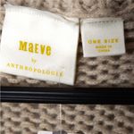 Anthropologie Beige Cardigan with Red Heart Details Photo 4