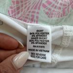 NWOT PEBBLE BEACH Blue Glass Printed golf 16.5 " Skort With Bow Size Large Pink Photo 4