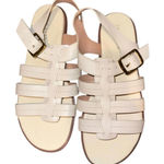 Cole Haan New  Women's White Strappy Leather Sandals, 7.5 Photo 0