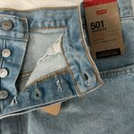 Levi's Levi’s 501 Distressed Light Wash Shorts Size 32 NWT Photo 3