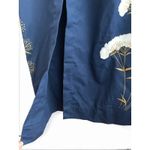 Vintage The Bagshaws of St Lucia WI Wrap Skirt Size Small‎ Blue Floral Tropical Photo 3