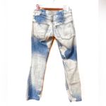 Current/Elliott Cloud Wash Destroyed Straight Leg Jeans Photo 1