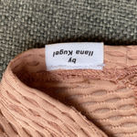 Koral Tank Top Size Small Oversized Boxy Baggy Pink Peach Orange Mesh EUC Photo 4