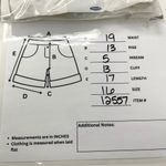 Old Navy  Womens Hot Dad Short Size 16 Calla Lily White Denim Coastal Core Summer Photo 9