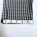 Maeve Anthropologie Gingham Slim Ankle Pants Black White Size 14 Photo 12