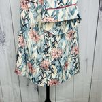 Cynthia Rowley Floral Sleepwear Pajamas Sz L Short Sleeve Top Long Pants Photo 6