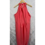 Julia Jordan Knot-Neck Tulip-Hem Cocktail Chic Midi Dress Size 6 NWT Photo 9